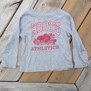 Roots Athletics Pullover Kids 3T Long Sleeve Shirt Unisex